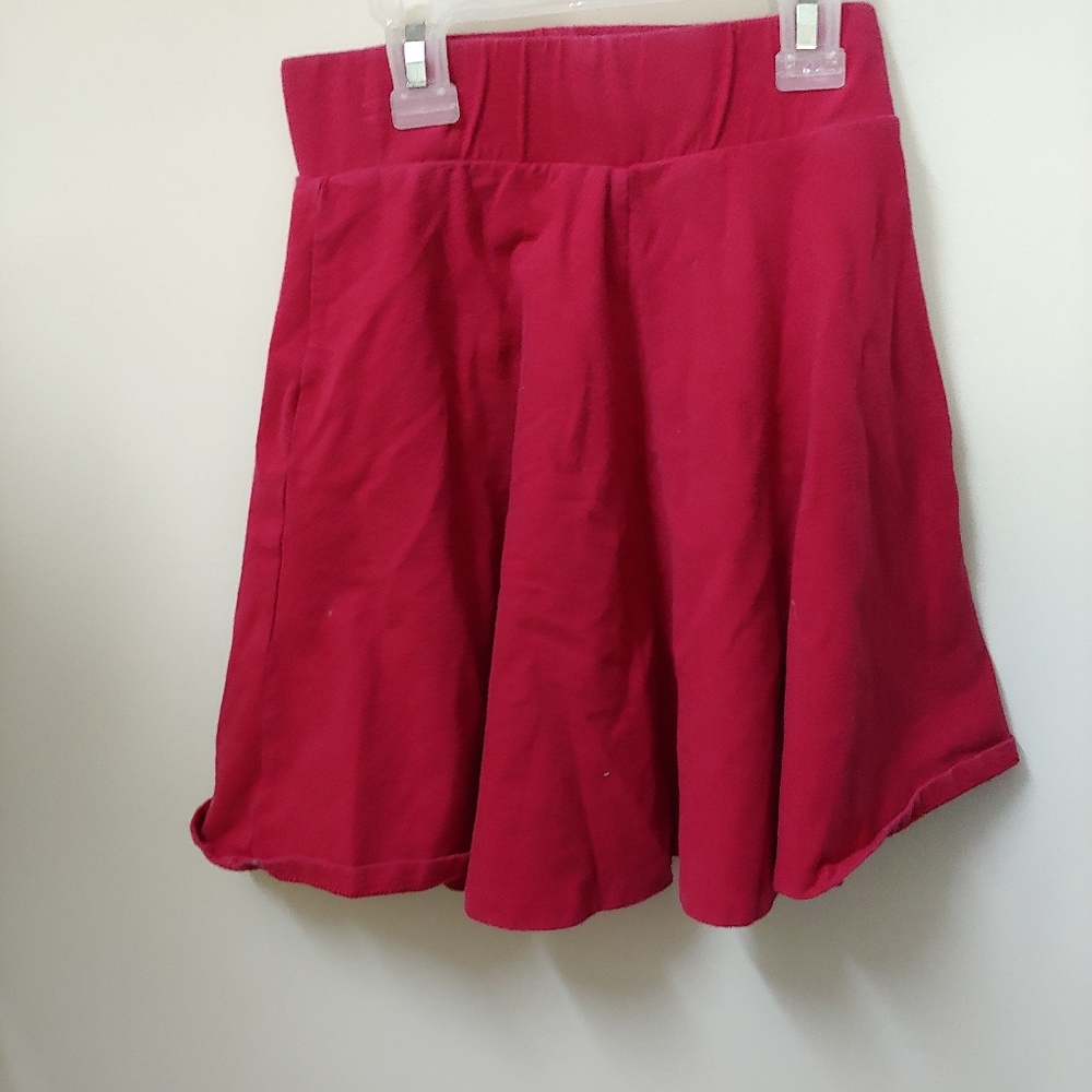 Red skirt